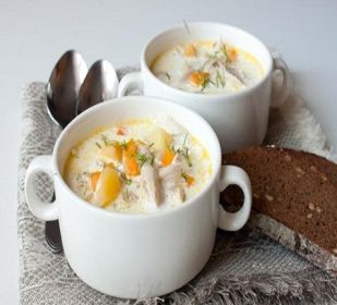 Куриный суп со сливками рецепт с фото пошагово