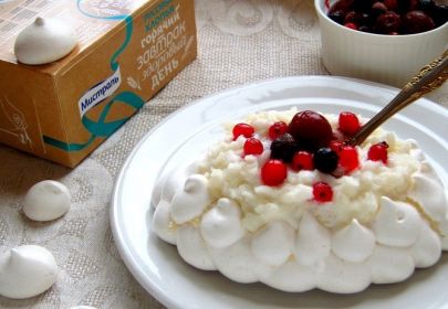 Завтрак-десерт А-ля Павлова рецепт с фото пошагово