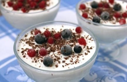 Творожный десерт с ягодами и желатином рецепт с фото пошагово