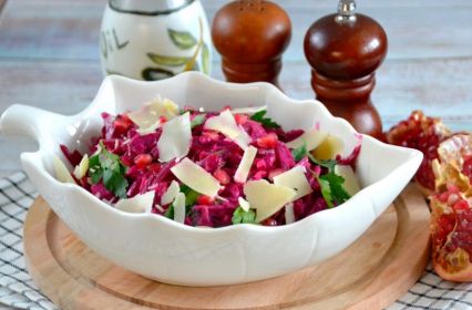 Салат из свеклы с рикоттой рецепт с фото пошагово