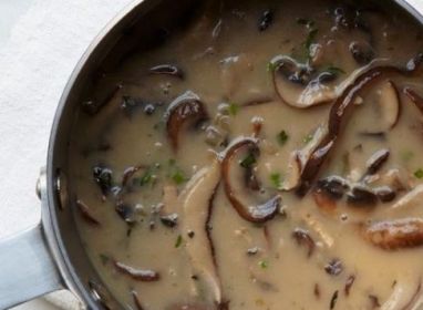 Грибной соус со сметаной из сушеных грибов рецепт с фото пошагово
