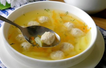 Суп с фрикадельками и лапшой рецепт с фото пошагово 