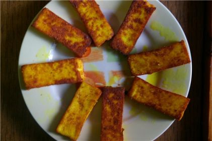 Тали хи панир Индийский обжаренный сыр с пряностями рецепт с фото пошагово