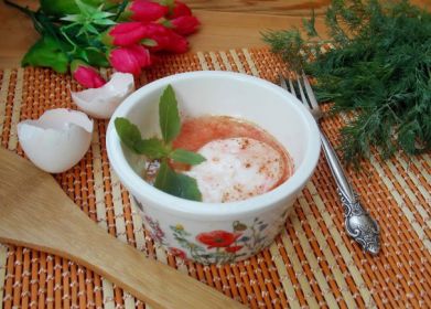 Чылбыр яичница по-турецки с йогуртом рецепт с фото пошагово