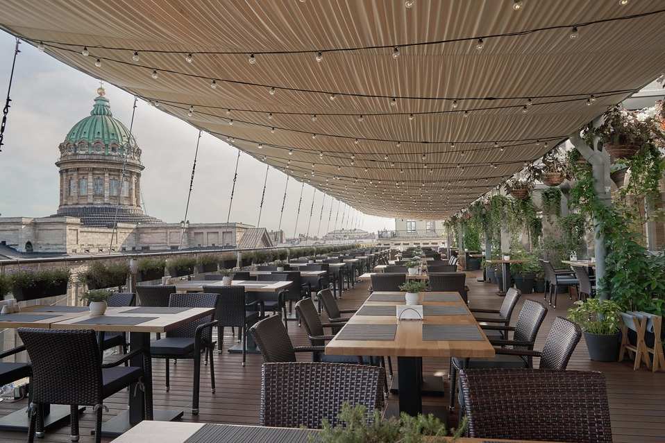 Терраса ресторан Санкт-Петербург