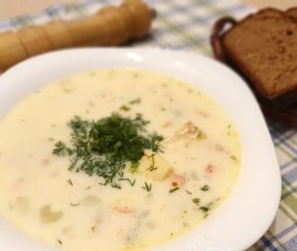 Эстонский молочный суп с рыбой рецепт с фото пошагово