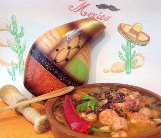 Фасоль по-мексикански Фрихолес Чаррос рецепт с фото пошагово