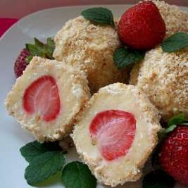 Хрустящий ягодный десерт