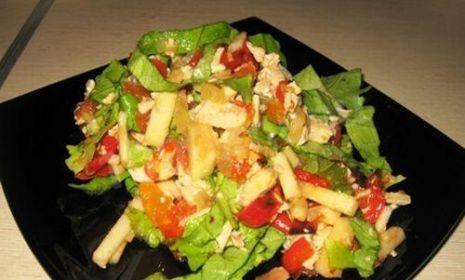 Салат с сыром дор блю и овощами Салат с сыром дор блю и овощами, рецепт с фото, пошагово