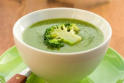 Постный суп из брокколи