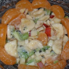 Фруктовый салат Сластена рецепт с фото пошагово 