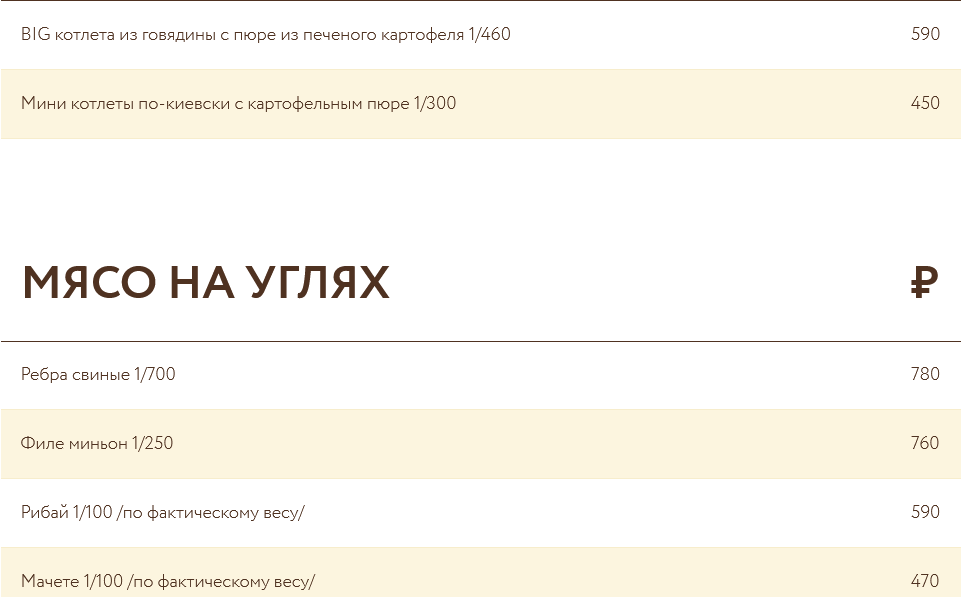 меню Ресторан Бидон Белгород меню Ресторан Бидон Белгород