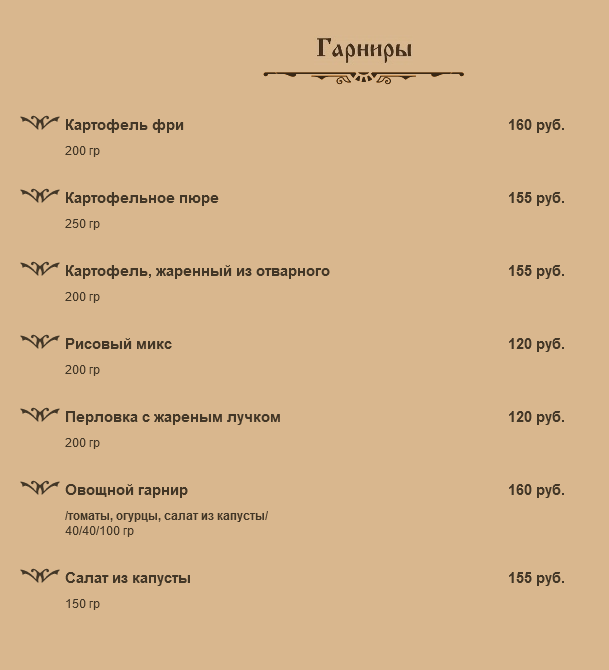 меню Пожарка Псков меню Пожарка Псков
