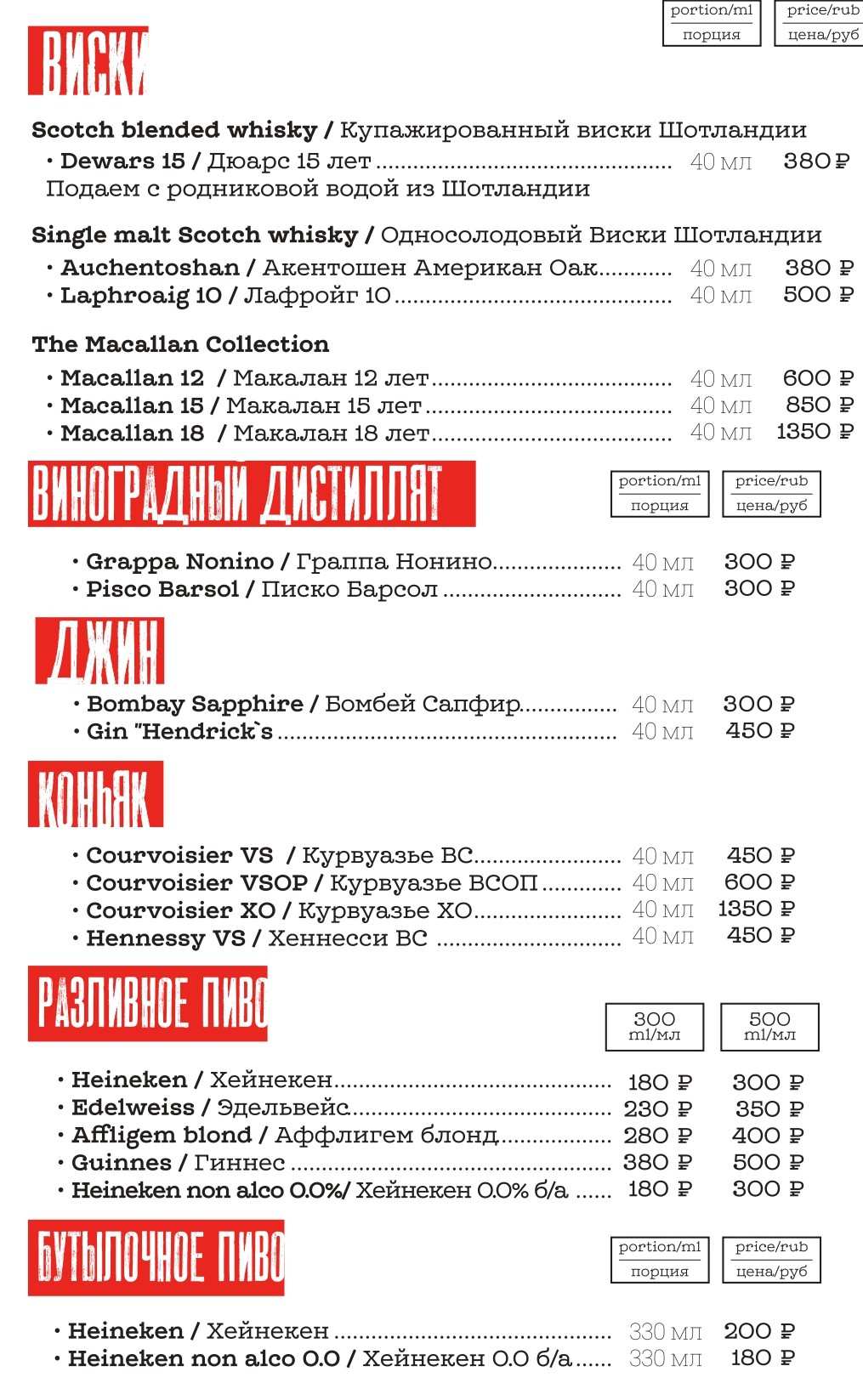 меню Дело в мясе Владивосток меню Дело в мясе Владивосток