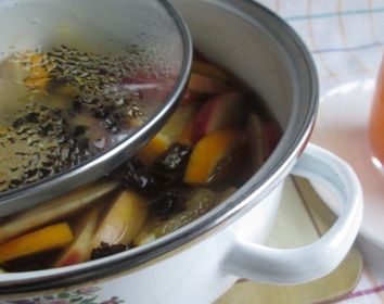 Чай с фруктами и корицей рецепт с фото пошагово