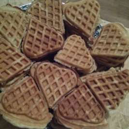 Печенье песочные сердечки