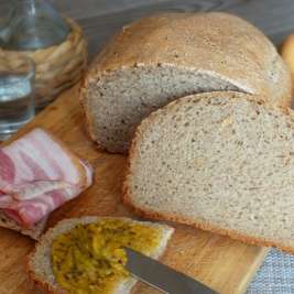 Пшенично-ржаной хлеб в хлебопечке