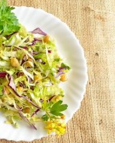 Салат с нутом и капустой рецепт с фото пошагово 