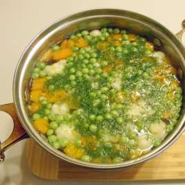 Суп овощной вегетарианский