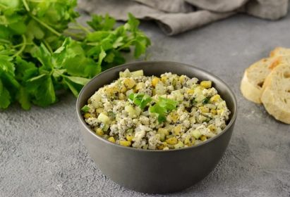 Вегетарианский крабовый салат рецепт с фото пошагово 