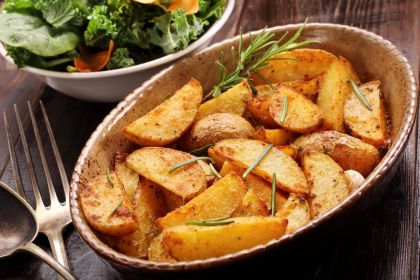 Запеченная картошка в духовке со специями рецепт с фото пошагово 