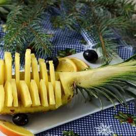 Как правильно и красиво нарезать ананас