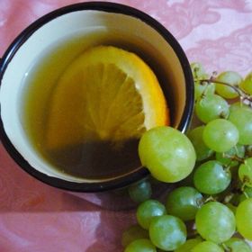 Компот из винограда апельсина и зеленого чая рецепт с фото пошагово 