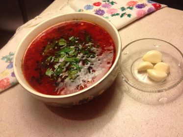 Борщ с томатным соком рецепт с фото пошагово