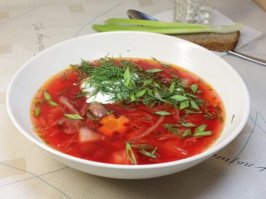 Постный борщ с фасолью Постный борщ с фасолью, рецепт с фото, пошагово