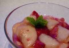 Мятно-персиковый салат