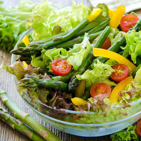 Салат из зеленой спаржи, рецепт с фото, пошагово