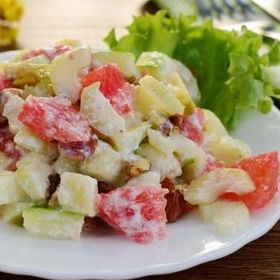 Вальдорфский салат с грейпфрутом Вальдорфский салат с грейпфрутом, рецепт с фото, пошагово