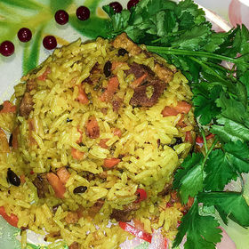 Вегетарианский плов с соевым мясом Вегетарианский плов с соевым мясом, рецепт с фото, пошагово