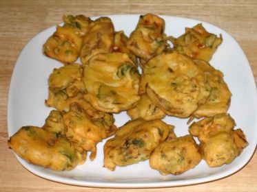 Пакора овощи жаренные в тесте по-индийски рецепт приготовления с фото