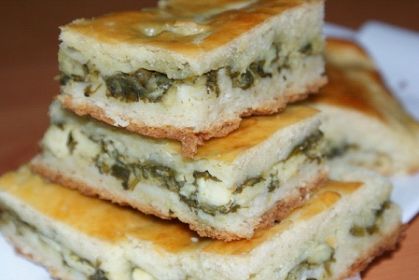 Пирог из белого хлеба с брынзой Пирог из белого хлеба с брынзой - рецепт с фото