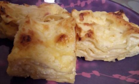 Ачма из лазаньи с сыром и творогом рецепт с фото пошагово