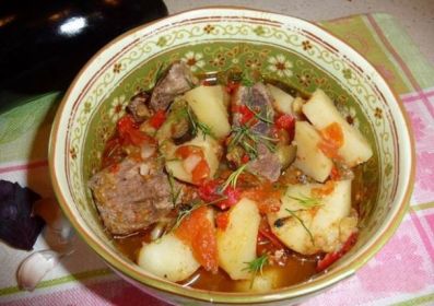 Аджапсандал армянский с мясом рецепт с фото пошагово