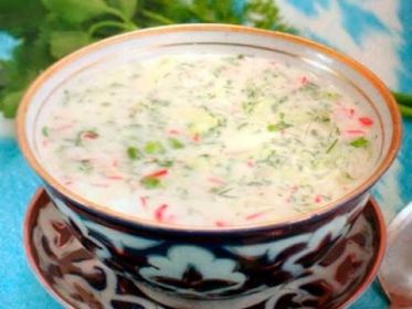 Катыкли унаш (туркменский суп) - рецепт с фото