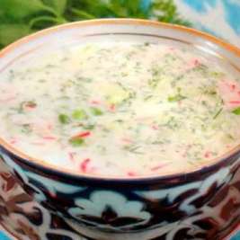 Катыкли унаш (туркменский суп)