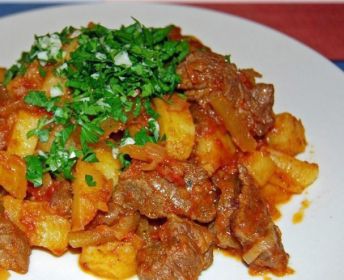 Мясо по-татарски рецепт с фото пошагово