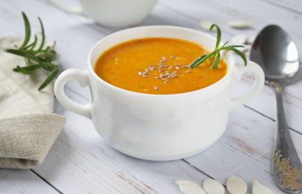 Суп-пюре из тыквы и кабачка рецепт с фото пошагово