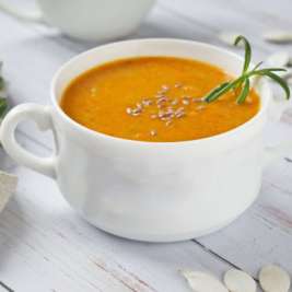 Овощной суп-пюре из тыквы и кабачка