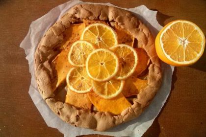 Тыквенный пирог с апельсинами - рецепт с фото