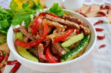 Ве-Ча корейский салат с говядиной рецепт с фото пошагово