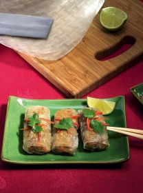 Вьетнамские роллы из рисовой бумаги рецепт с фото пошагово