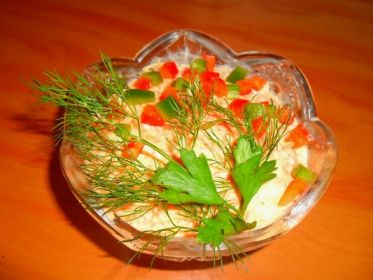 Салат из вареной моркови и маринованных огурцов рецепт с фото
