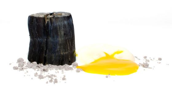 Пепел, яйцо и древесный уголь - рецепт молекулярной кухни