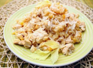 Ризотто с курицей Ризотто с курицей - рецепт с фото