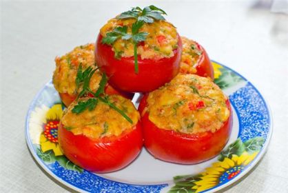 Фаршированные помидоры на закуску рецепт с фото пошагово