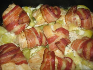 Рулетики из курицы в беконе в духовке Курица в беконе в духовке, как приготовить по рецепту пошагово с фото